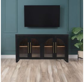 Archimedes Black 4 Door 60" Sideboard