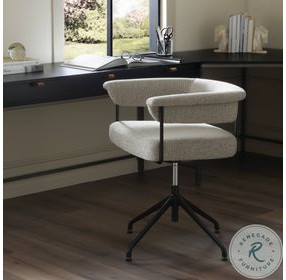 Carrie Light Camel Desk Chair