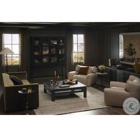 Adolfo Modern Black Ash 94" Media Console