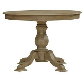Magnolia Manor Weathered Bisque Round Dining Room Set