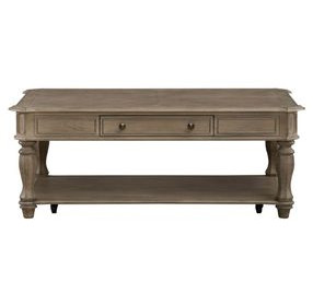 Magnolia Manor Weathered Bisque Rectangular Occasional Table Set