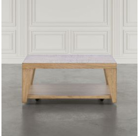 Laurel Creek Natural Rectangular Cocktail Table with Storage