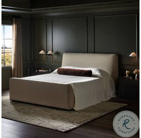 Colt Irving Flax Performance Fabric Queen Upholstered Bed