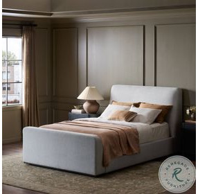 Colt Aldred Silver Performance Fabric Queen Upholstered Bed