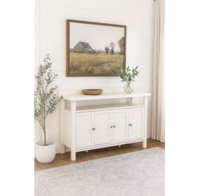Avery Coconut Milk 4 Doors Sideboard