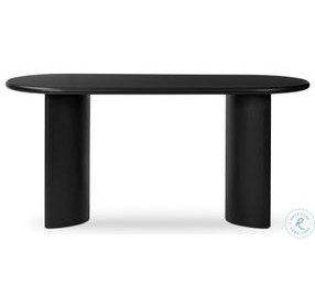 Paden Aged Black Acacia Home Office Set