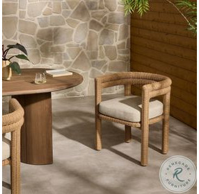 Tacova Casa Cream Outdoor Dining Chair