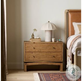Matthes Sierra Rustic Natural 2 Drawer Nightstand