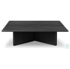 Rosenell Black Oak Veneer Square Occassional Table Set