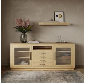 Auburn Hills Light Oak 70" Media Console