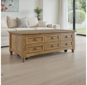 Brentwood Cascade Oak Rectangular Occasional Table Set