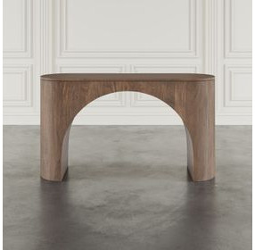 Luna Dark Brown 54" Sofa Console Table