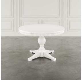 Westport White 66" Extendable Oval Dining Room Set