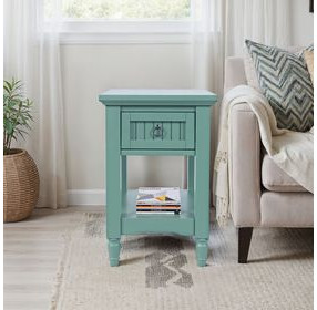 Westport Fern Green Square Chairside End Table