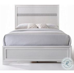 Naima White Youth Panel Bedroom Set