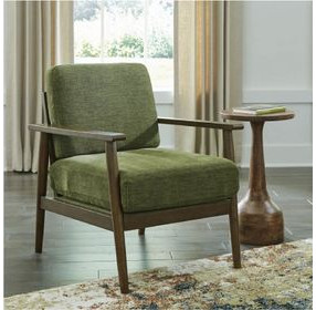 Bixler Olive Showood Accent Chair