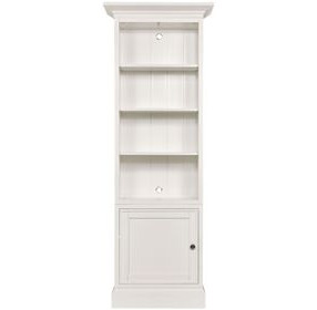 Structures White Display Bookcase with 4 Shelves