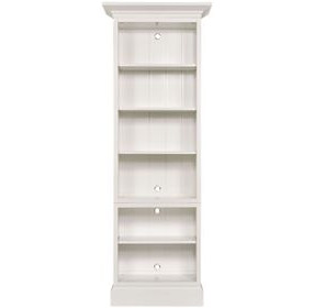 Structures White Bookcase Cabinet with 6 Shelves