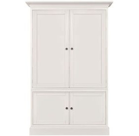 Structures White 4 Door Display Cabinet