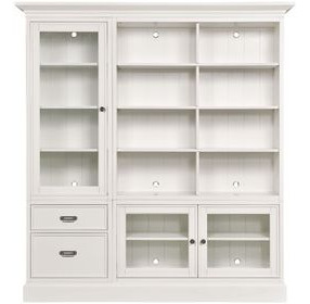 Structures White 81" Triple Multi Use Storage Unit with 3 Doors