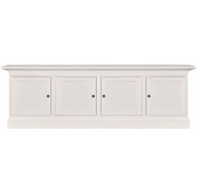 Structures Quad White 106" Entertainment Console with 4 Doors