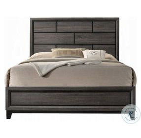 Valdemar Weathered Gray Panel Bedroom Set