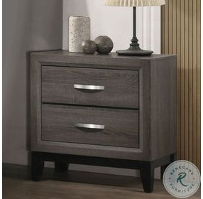 Valdemar Weathered Gray Nightstand