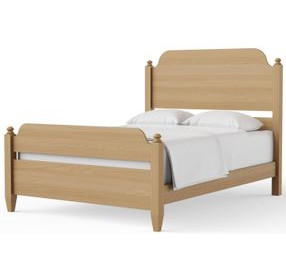 Pure Maple Natural Queen Poster Bed