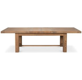 Bauhaus Beige 110" Rectangular Extendable Dining Table