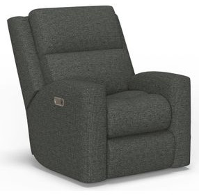 Score Gray Zero Gravity Power Recliner with Power Lumbar and USB Charging