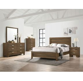 Miquell Oak Square Dresser Mirror