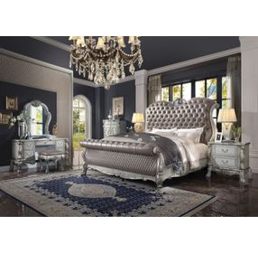 Dresden Vintage Bone White 2 Drawer Nightstand