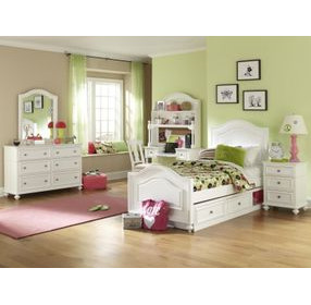 Madison Natural White Full Panel Bed