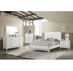 Haiden White Rectangular Dresser Mirror