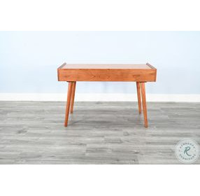 Maple Haze Medium Brown 48" Mid Century 3 Drawer Desk