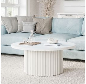 Auden White Round Cocktail Table