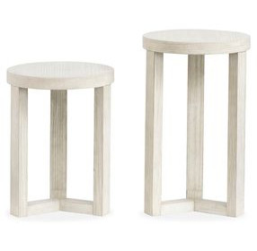 Brookhaven Balboa Mist Round Nesting Accent Table