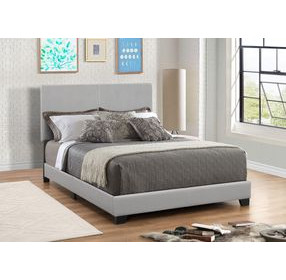 Dorian Grey Upholstered Queen Panel Bed