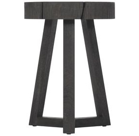 Lanita Smoked Truffle Accent Table