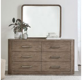 South Bend Burnished Clay Rectangular Mirror