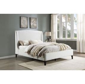 Mosby White Queen Platform Bed