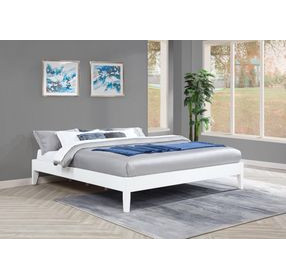 Hounslow White King Platform Bed