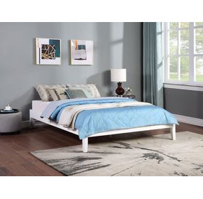 Hounslow White Queen Platform Bed