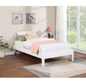 Hounslow White Twin Platform Bed