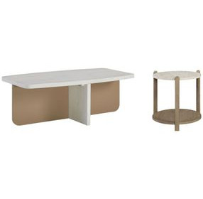 Elements Vanilla Accent Occasional Table Set
