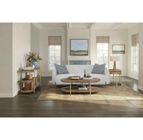 Aurora Latte Bridges Occasional Table Set