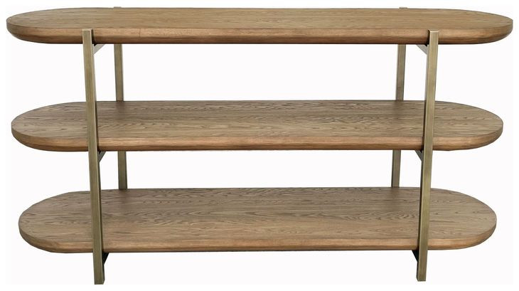 Aurora Latte Bridges Console Table