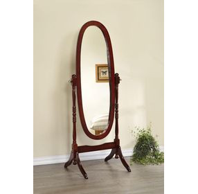 Foyet Merlot Oval Cheval Mirror