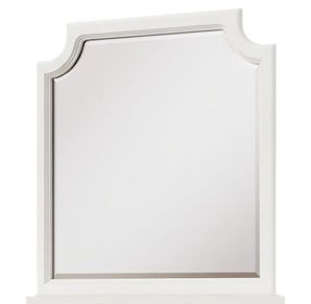 Pure Maple Cottage White Arched Garden Dresser Mirror