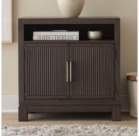 Modern Edge Caffe 2 Door Bedside Chest with USB Charging